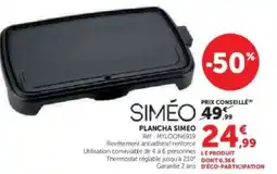 Hyper U Plancha SIMÉO offre