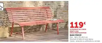 Super U Banc Proce offre