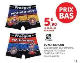 Hyper U Boxer garçon offre