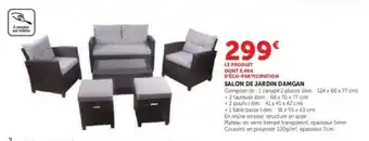 Super U Salon de Jardin Damgan offre