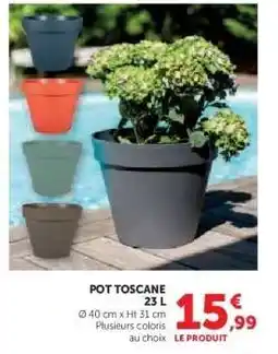 Super U POT TOSCANE 23 L offre