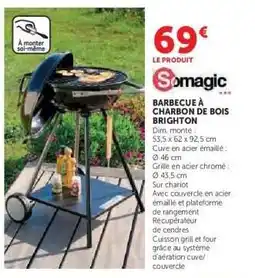 Super U Barbecue à Charbon de Bois Brighton offre