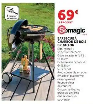 Super U Barbecue à Charbon de Bois Brighton offre