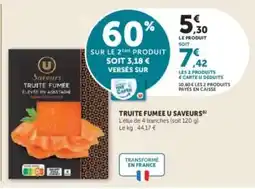 Super U TRUITE FUMEE U SAVEURS offre