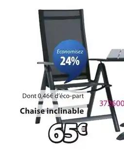 JYSK LOMMA Chaise inclinable offre