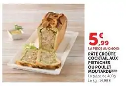 Super U Pâté Croûte Cocktail offre
