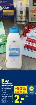 Lidl CIEN Soin visage pour homme offre