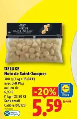 Lidl DELUXE Noix de Saint-Jacques offre