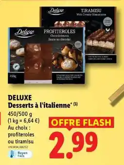 Lidl DELUXE Desserts à l'italienne offre