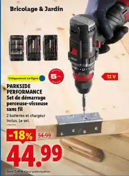 Lidl PARKSIDE PERFORMANCE offre