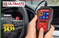 Lidl ULTIMATE SPEED Appareil de diagnostic et lecteur de codes pour voiture offre