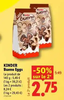 Lidl KINDER Bueno eggs offre
