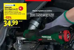 Lidl PARKSIDE Clé à cliquet sans fil offre