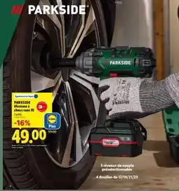 Lidl PARKSIDE Visseuse à chocs sans fil offre