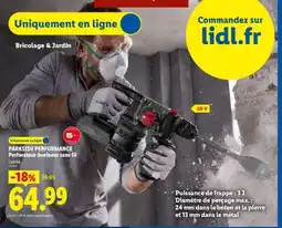 Lidl PARKSIDE PERFORMANCE Perforateur-burineur sans fil offre