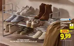 Lidl LIVARNO home Étagère à chaussures offre
