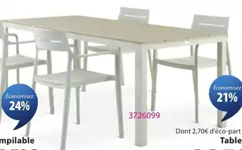 MARIELYST Table de jardin