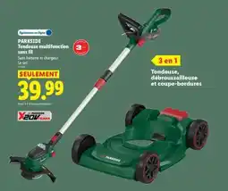 Lidl PARKSIDE Tondeuse multifonction sans fil offre