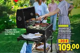 Lidl GRILLMEISTER Barbecue confort au charbon de bois offre