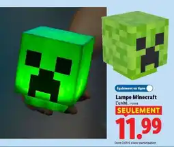 Lidl Lampe Minecraft offre