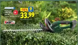 Lidl PARKSIDE Taille-haies sans fil offre