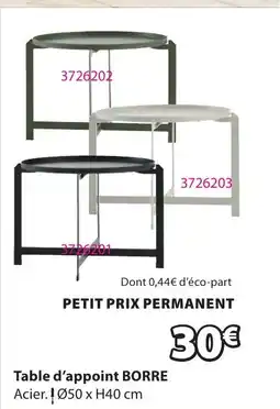 JYSK BORRE Table d'appoint offre