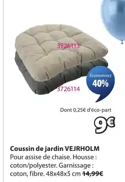 JYSK VEJRHOLM Coussin de jardin offre
