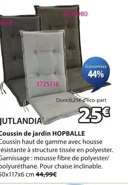 JYSK HOPBALLE Coussin de jardin offre