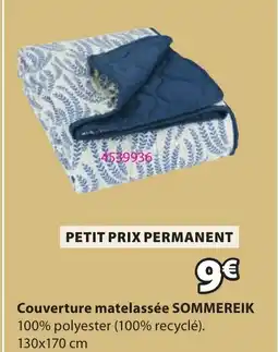 JYSK SOMMEREIK Couverture matelassée offre