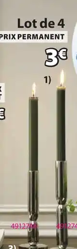 JYSK HOLME Bougie pour chandelier offre