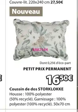 JYSK STORKLOKKE Coussin de dos offre