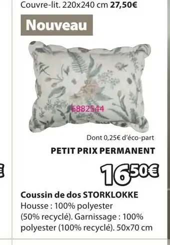 JYSK STORKLOKKE Coussin de dos offre