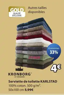 JYSK KARLSTAD Serviette de toilette offre