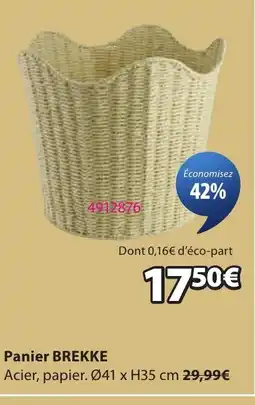 JYSK BREKKE Panier offre