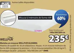 JYSK WELLPUR Matelas en mousse offre