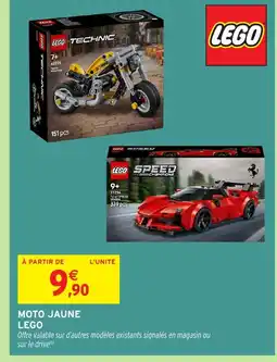 Intermarché Hyper LEGO Moto jaune offre