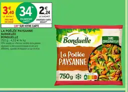 Intermarché Hyper BONDUELLE La poêlée paysanne surgelée offre