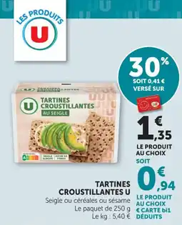 Bi1 Tartines croustillantes u offre