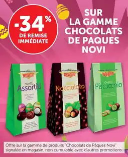 Bi1 Sur la gamme chocolats de paques novi offre