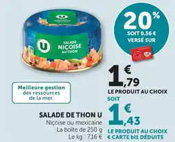 Bi1 Salade de thon u offre
