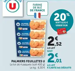Bi1 Palmiers feuilletes u offre