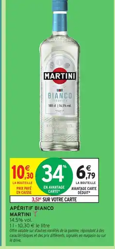 Intermarché Hyper MARTINI Apéritif bianco offre