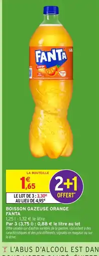 Intermarché Hyper FANTA Boisson gazeuse orange offre
