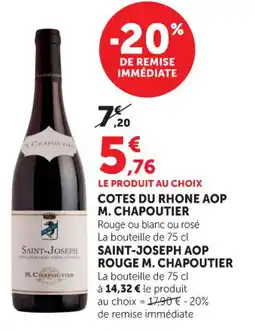 Bi1 Cotes du rhone aop m. chapoutier offre