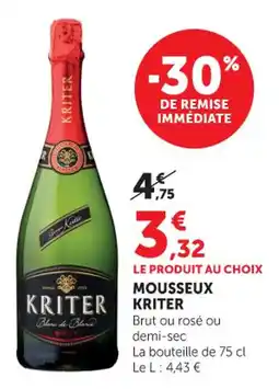 Bi1 Mousseux kriter offre