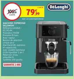 Intermarché Hyper DELONGHI Machine expresso offre