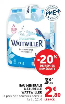 Bi1 Eau minerale naturelle wattwiller offre