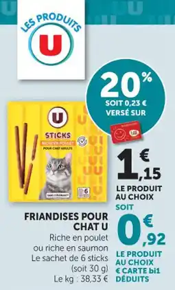Bi1 Friandises pour chat u offre