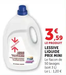 Bi1 Lessive liquide prix mini offre