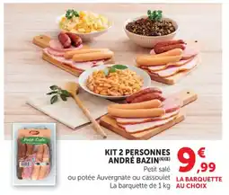 Bi1 Kit 2 personnes andré bazin offre